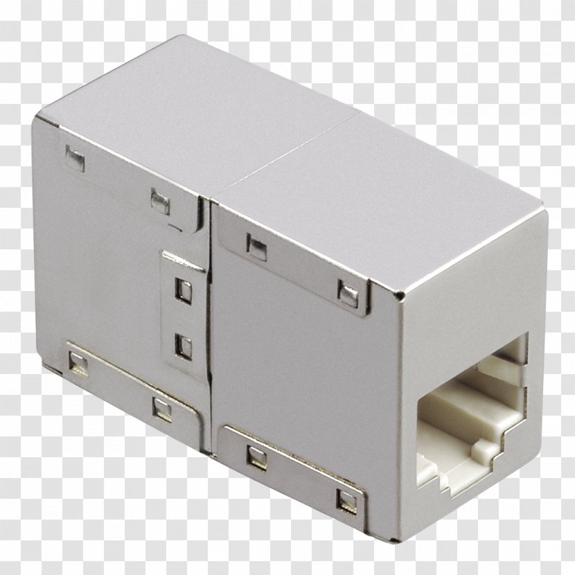 Category 5 Cable Registered Jack Patch 8P8C Adapter - Electrical Connector - Rj 45 Transparent PNG