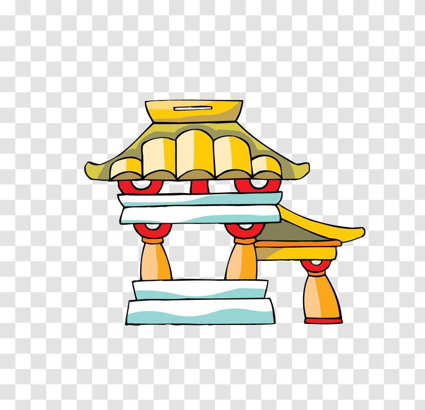 Classical Architecture Drawing Image Animation - Building - Archaic Vector Transparent PNG