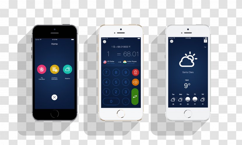 Feature Phone Smartphone Web Development Mobile App - Electronic Device - Ui Ux Transparent PNG