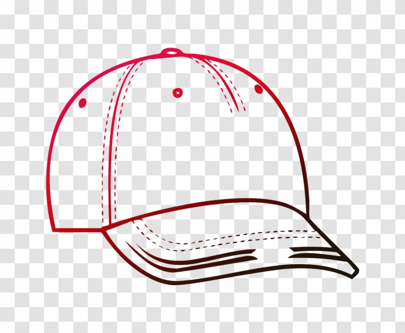 Line Point Angle Product Design - Baseball Cap - Costume Accessory Transparent PNG