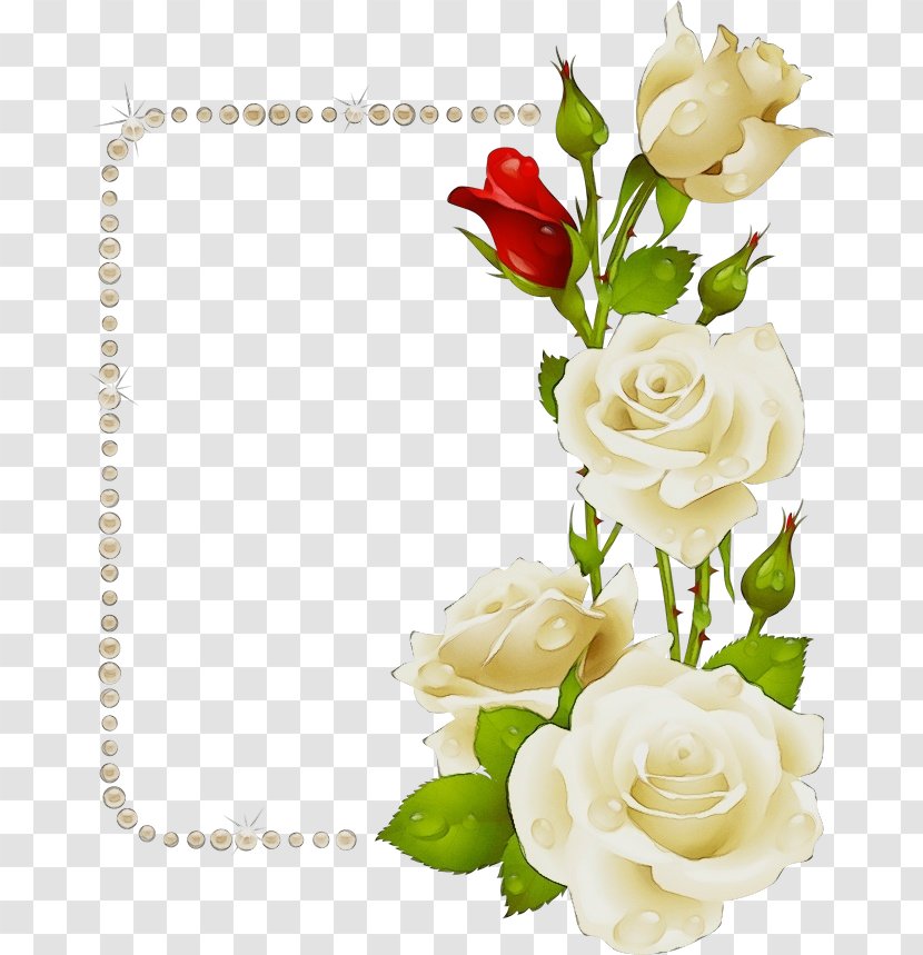 Wedding Heart Frame - Floribunda - Flower Arranging Transparent PNG