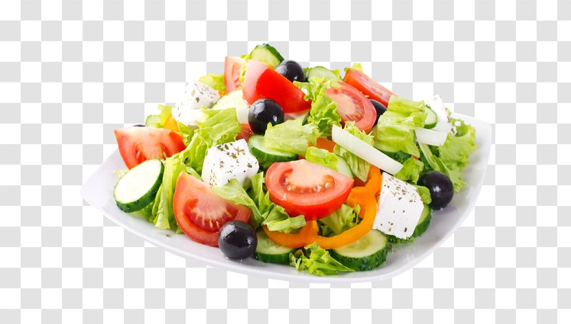 Greek Salad Pizza Vegetarian Cuisine Hamburger Breakfast - High Definition Pictures Transparent PNG