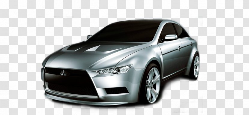 Mitsubishi Lancer Evolution Motors Carisma - Sports Car Transparent PNG