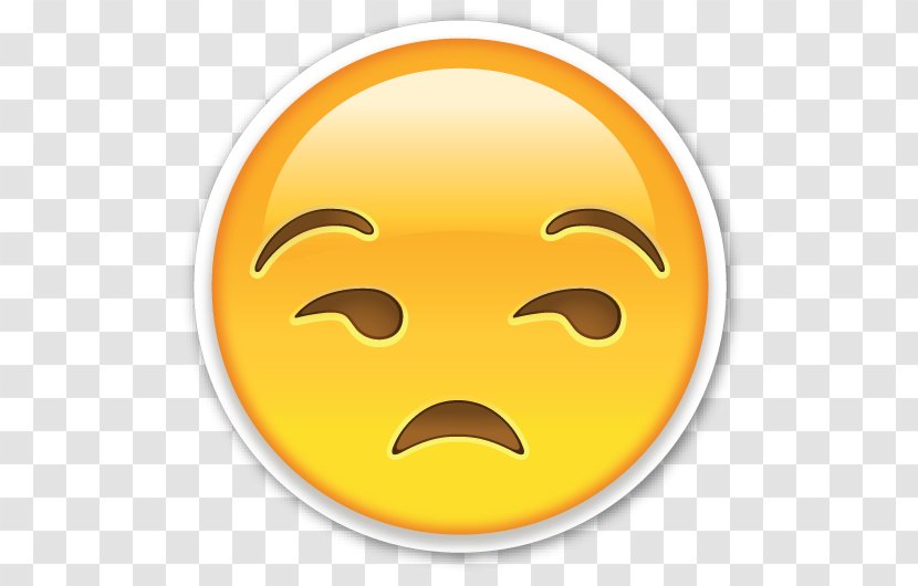 Emoji Emoticon Smiley Anger Clip Art - Thumb Signal - Sad Transparent PNG