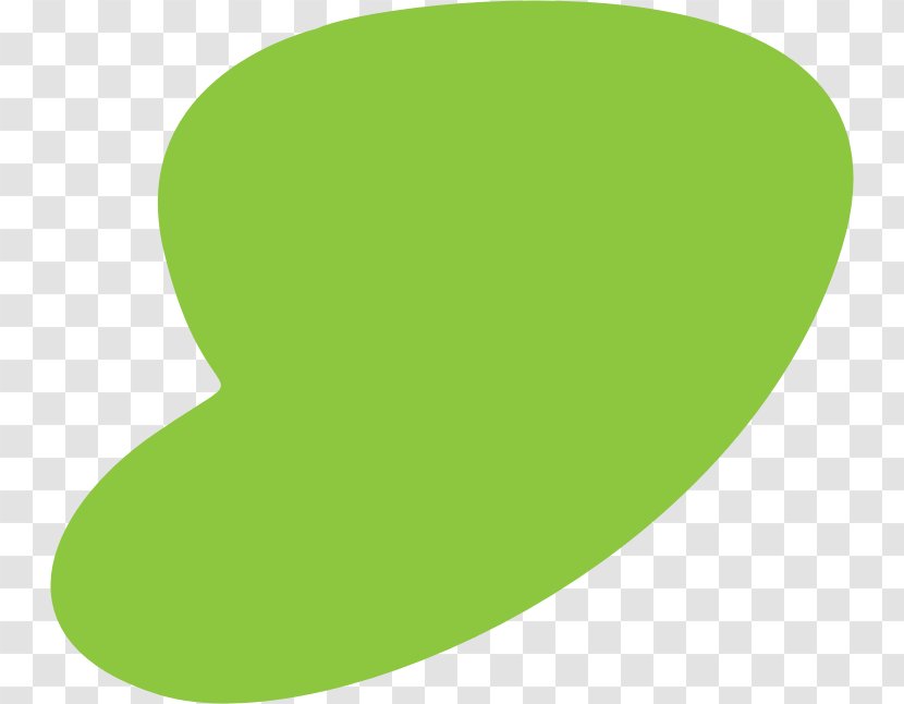 Green Font - Kidney Shape Cliparts Transparent PNG