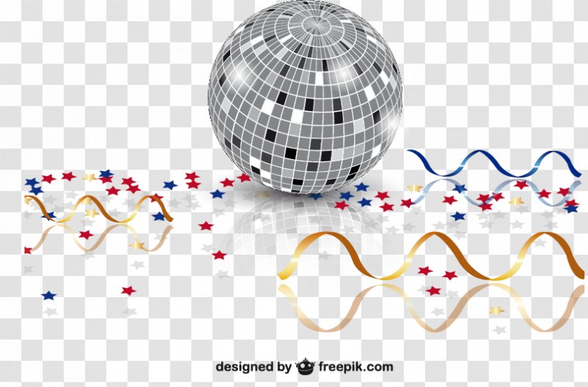Euclidean Vector - Tree - Silver Disco Ball And Stars Design Material Downloaded, Transparent PNG