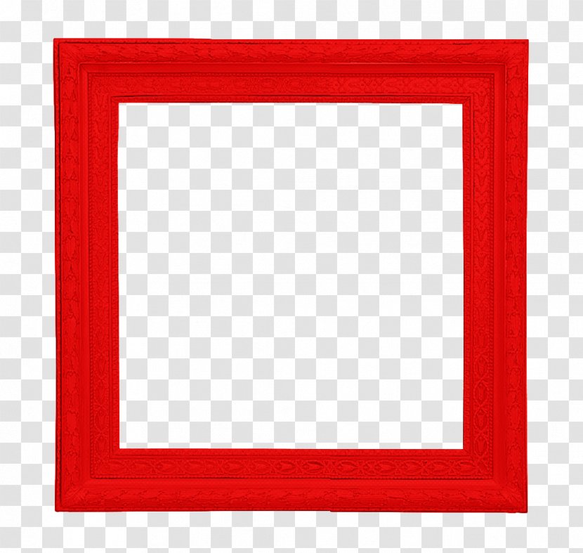 Red Frame - Scroll - Rectangle Transparent PNG