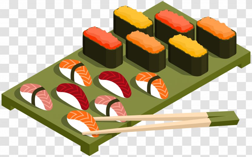 Sushi Japanese Cuisine Menu Clip Art Transparent PNG