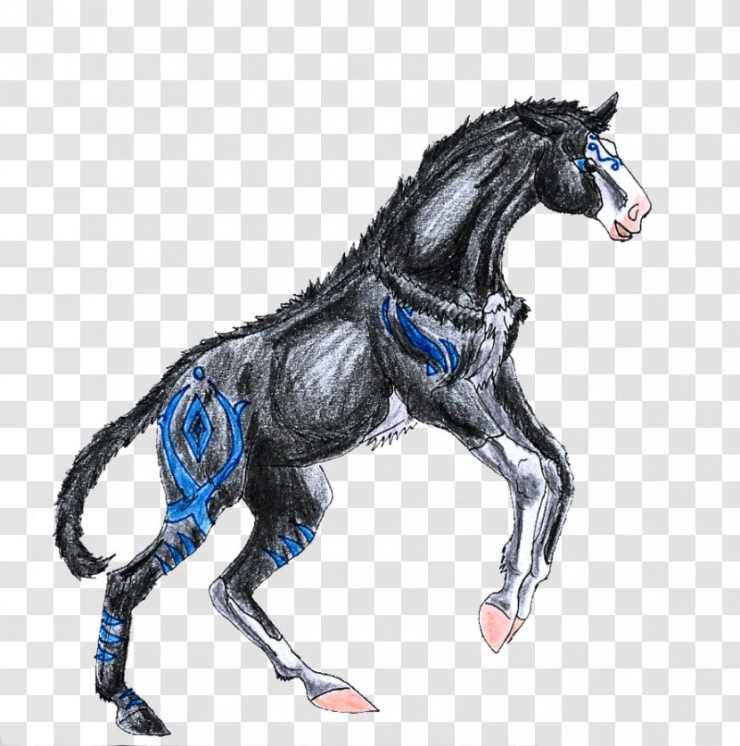 Mane Mustang Pony Stallion Halter - Horse Tack Transparent PNG