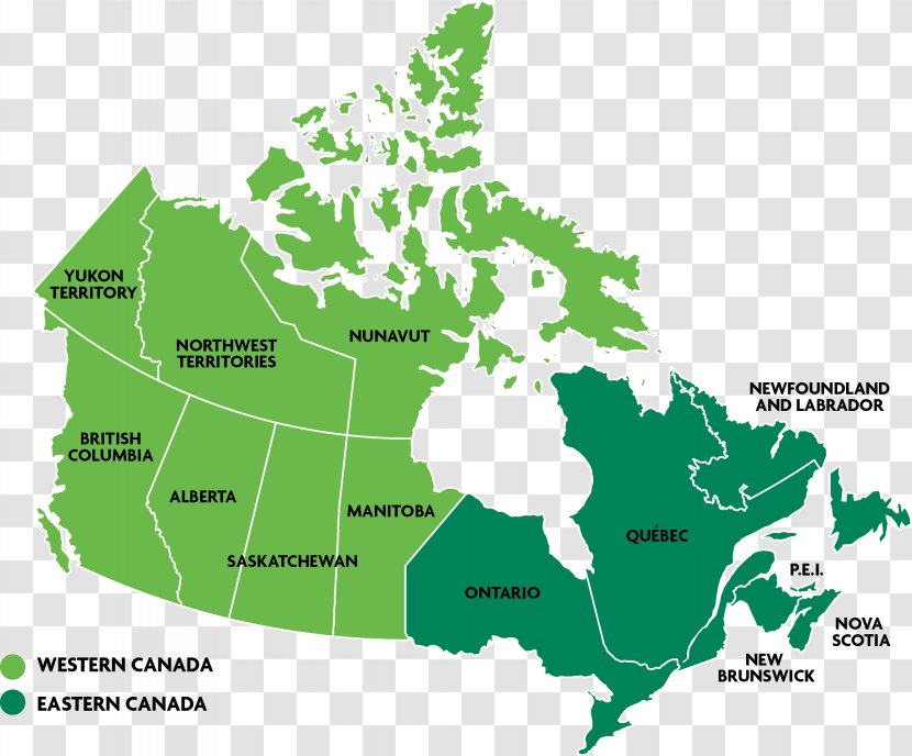 Canada United States Vector Map Mapa Polityczna Transparent PNG