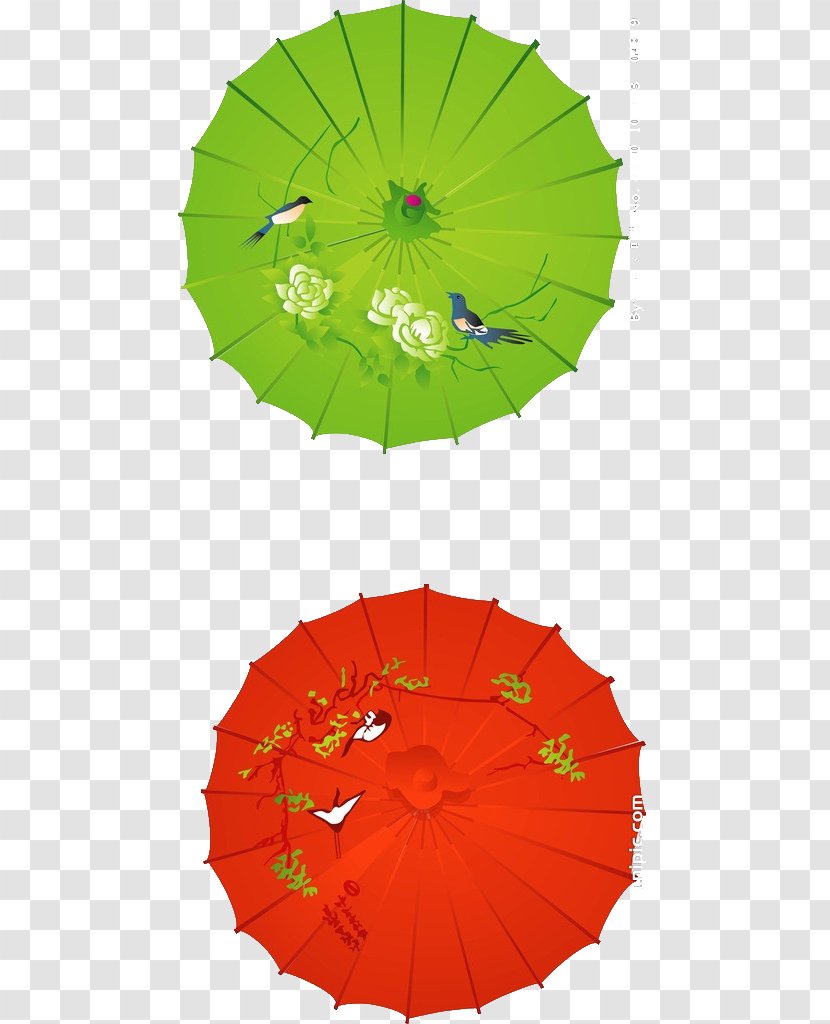 Oil-paper Umbrella Clip Art - Auringonvarjo Transparent PNG