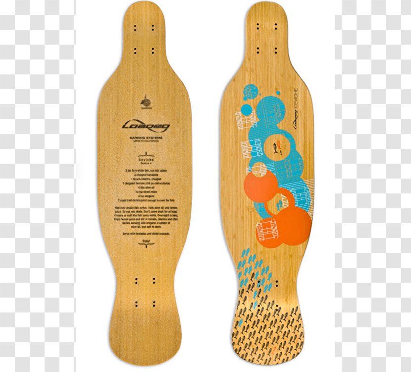 Skateboard Ceviche Longboard ABEC Scale Fish - Sport Transparent PNG