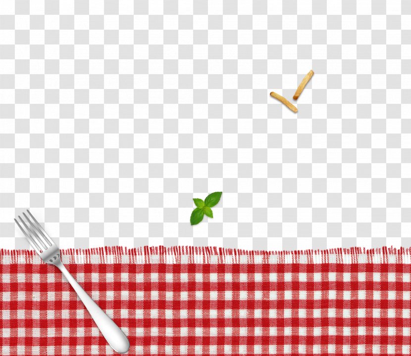 Hamburger European Cuisine Pizza Take-out Fast Food - Cake - Red Plaid Table Cloth Transparent PNG