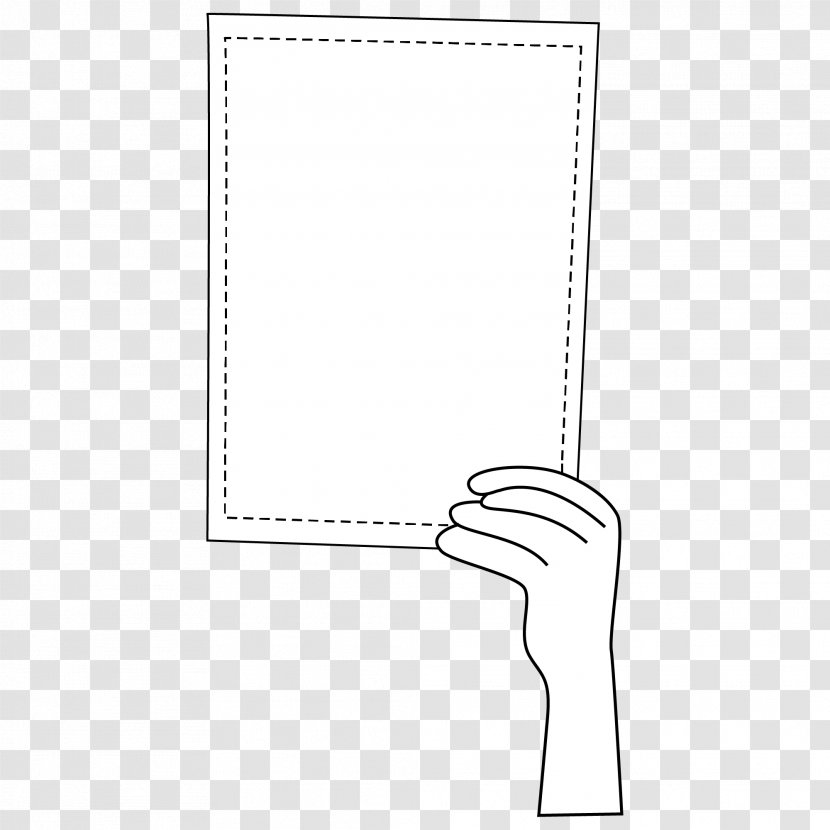 Paper Pattern Finger Angle Product Design - Hand Transparent PNG