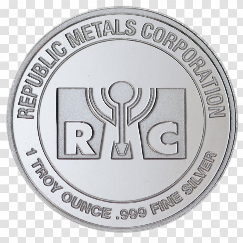 Republic Metals Corporation Bullion Precious Metal Silver - Coin Transparent PNG