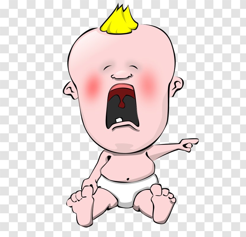 Crying Infant Clip Art - Tree - Mad Baby Cliparts Transparent PNG