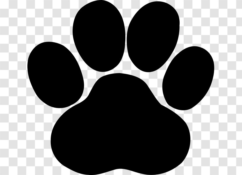 Dog Cat Paw Clip Art - Footprint Transparent PNG