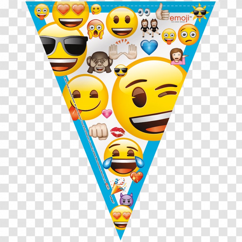Party Birthday Emoji Garland Feestversiering Transparent PNG