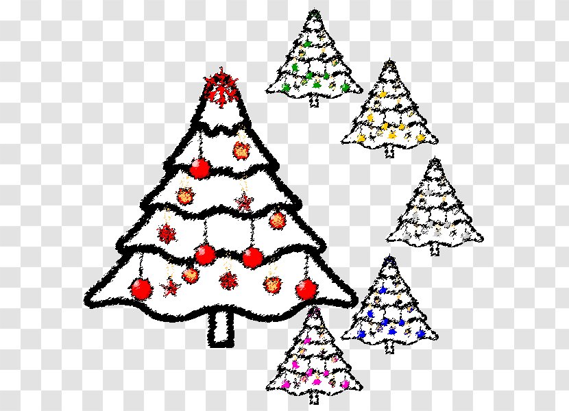 Christmas Tree Santa Claus Ornament Transparent PNG