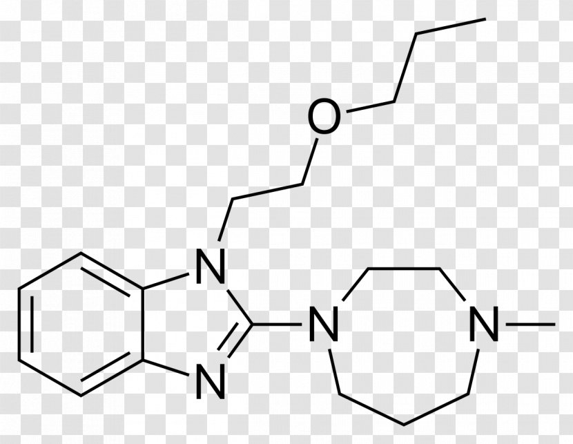 Organic Chemistry Molecule Tryptamine Pantoprazole - Area Transparent PNG