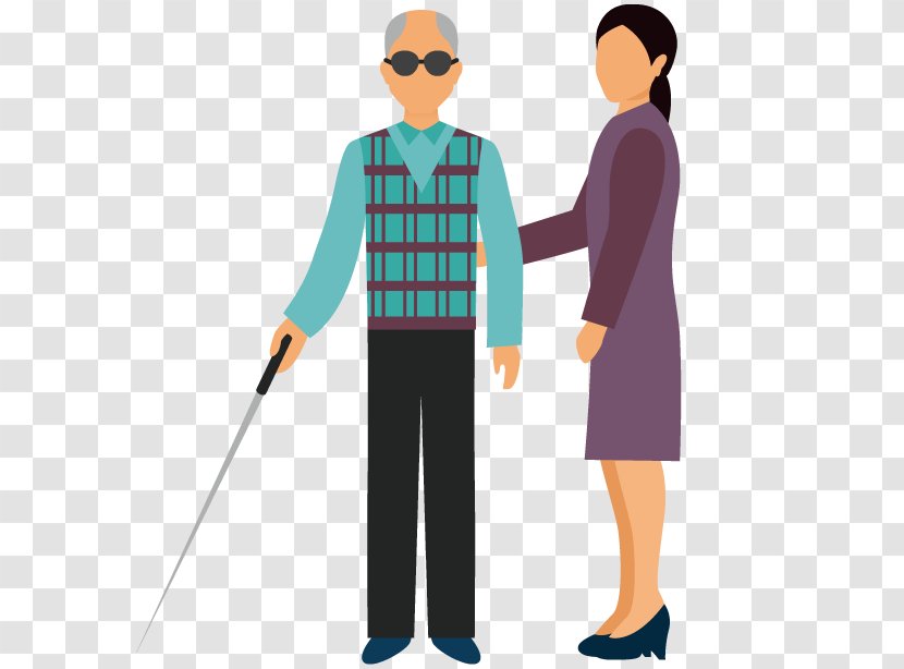 Vector Graphics Image Blindness Cartoon - Microphone - Blind People Transparent PNG