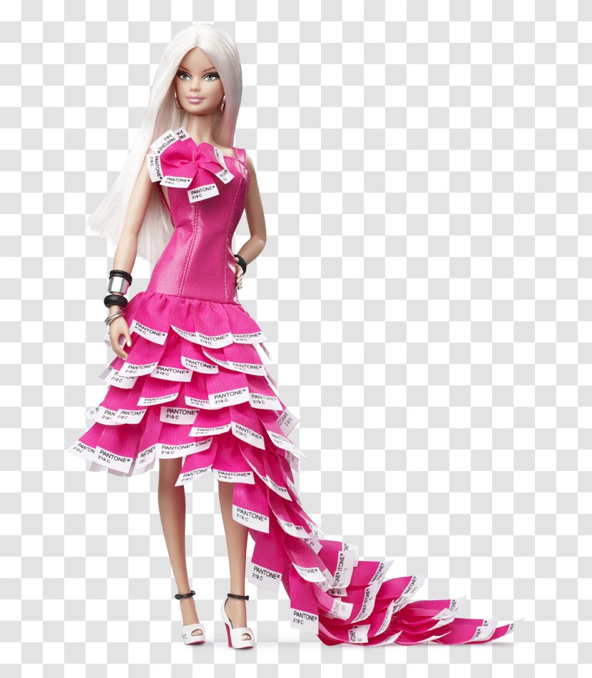 France Barbie Pantone Doll Pink - Heart - Color Fashion Transparent PNG