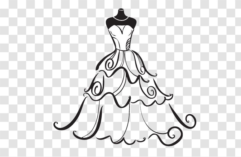 Wedding Dress Bride Clip Art - Woman - Jane Pen Transparent PNG