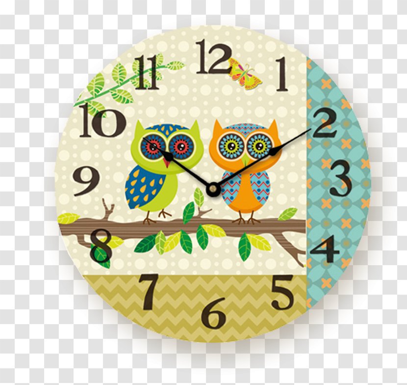 Wine Clock Vigneron Coffret Cadeau Owl - Wall Transparent PNG