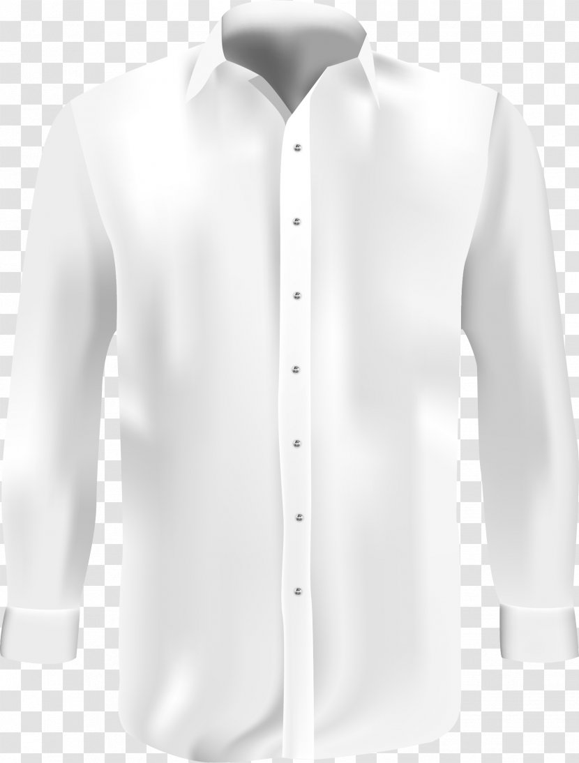 Blouse White Dress Shirt Formal Wear - Straitjacket - A Transparent PNG
