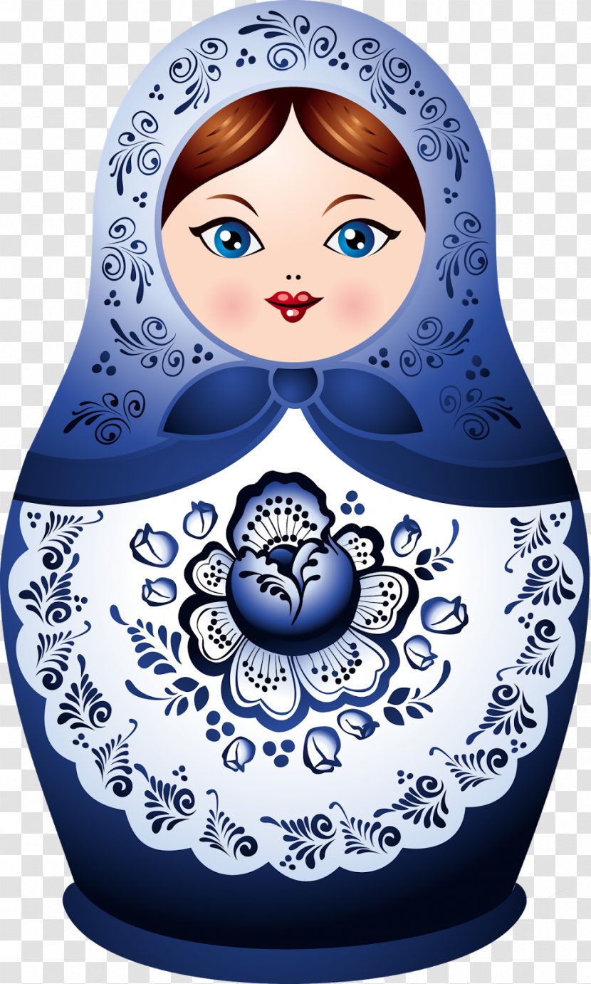 Matryoshka Doll Stock Photography Clip Art - Blue Transparent PNG