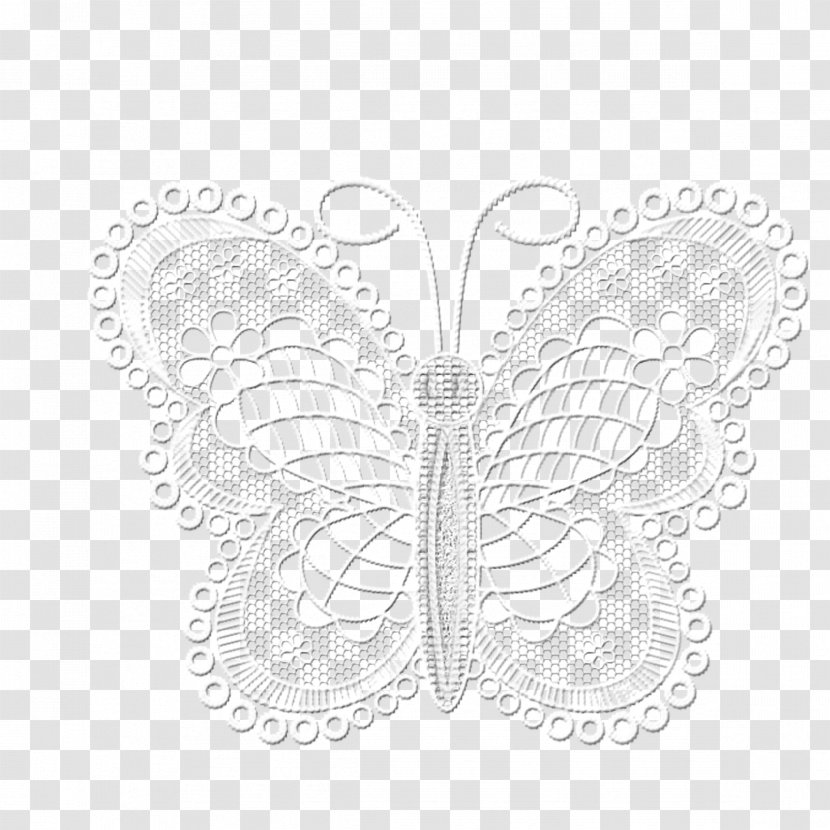 Butterfly Download Papercutting - Invertebrate - Lace Transparent PNG