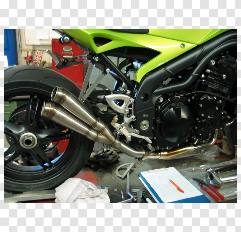 Exhaust System Tire Motorcycle Db Killer Triumph Speed Triple - Automotive Transparent PNG