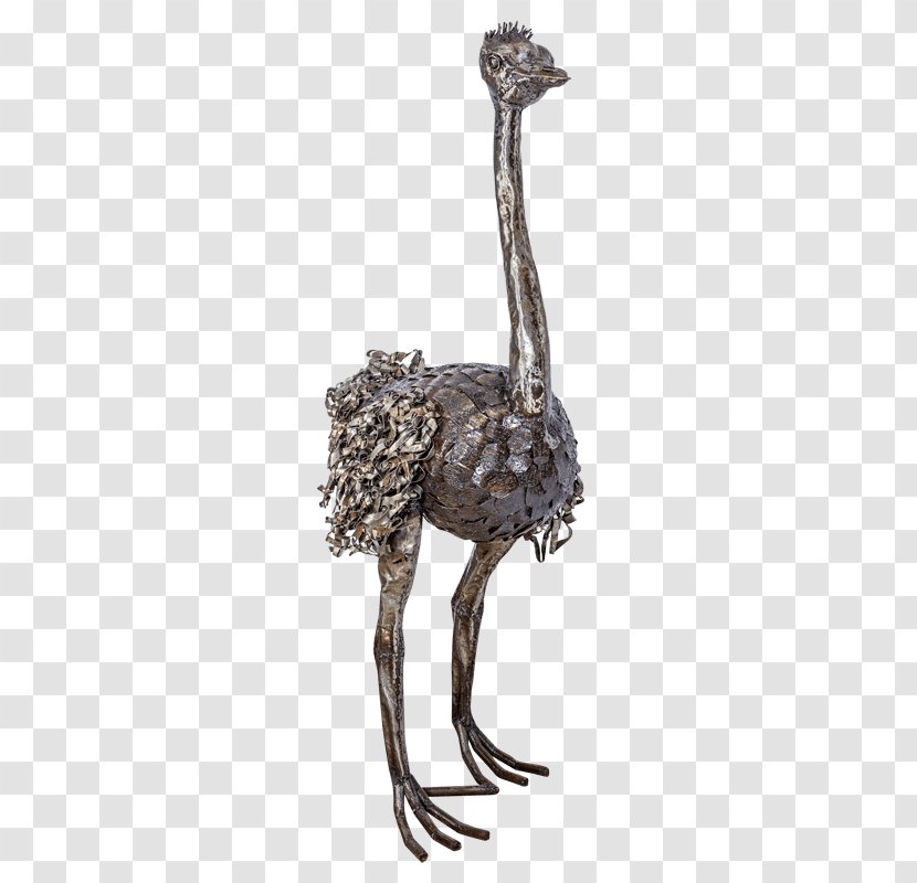 Common Ostrich Sculpture Bird Statue - Giraffe - Animal Sculptures Transparent PNG
