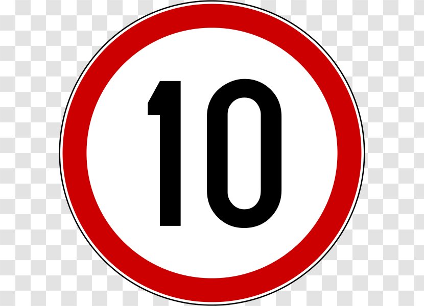 Traffic Sign No Symbol Vehicle Information - Number - Mathematical Transparent PNG