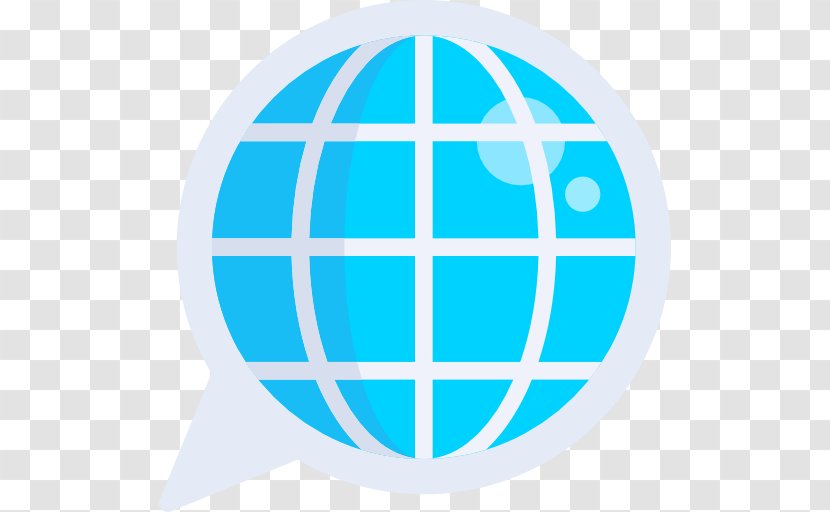 ICO Software Icon - World Wide Web - A Blue Globe Transparent PNG