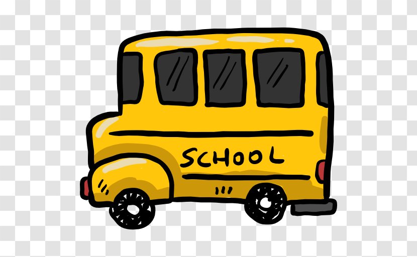 School Bus Car Transport Clip Art - Yellow Transparent PNG