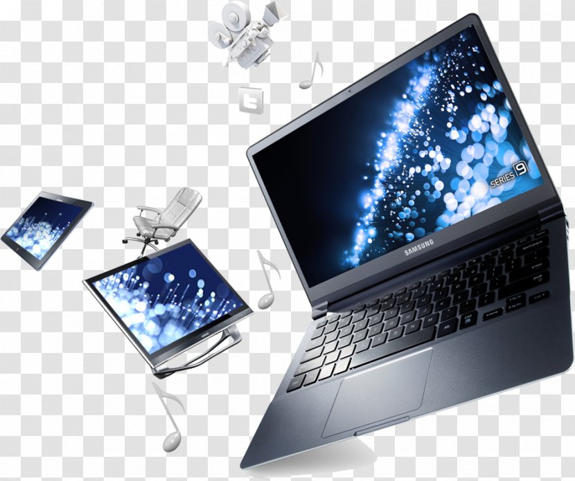Laptop Netbook Computer Hardware Samsung Ativ Book 9 - HeadUp Display Interface Design Transparent PNG