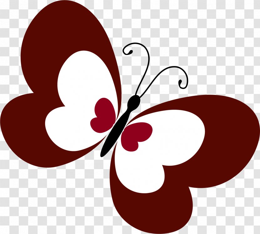 Butterfly Drawing Clip Art - Poster - Hand Painted Brown Transparent PNG