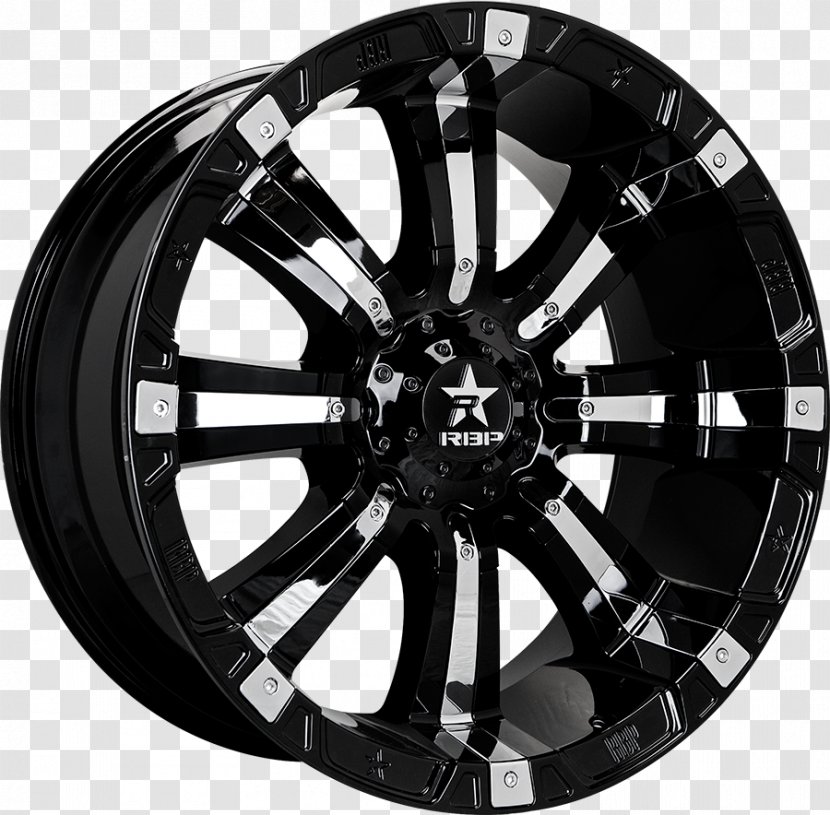 Rim Wheel Sizing Car Custom - Black - Monster Jeep Coloring Pages Transparent PNG