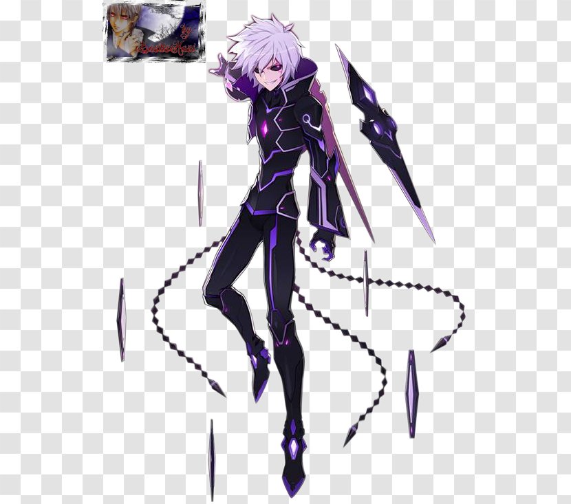 Elsword Art Esper Model Sheet Drawing - Frame - Diabolic Transparent PNG