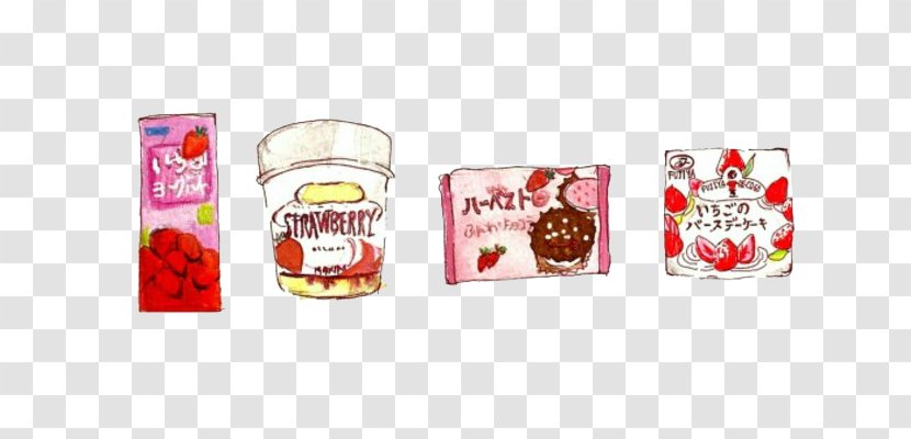 Sushi Bento Drawing Illustration - Brand - Cute Strawberry Food Transparent PNG