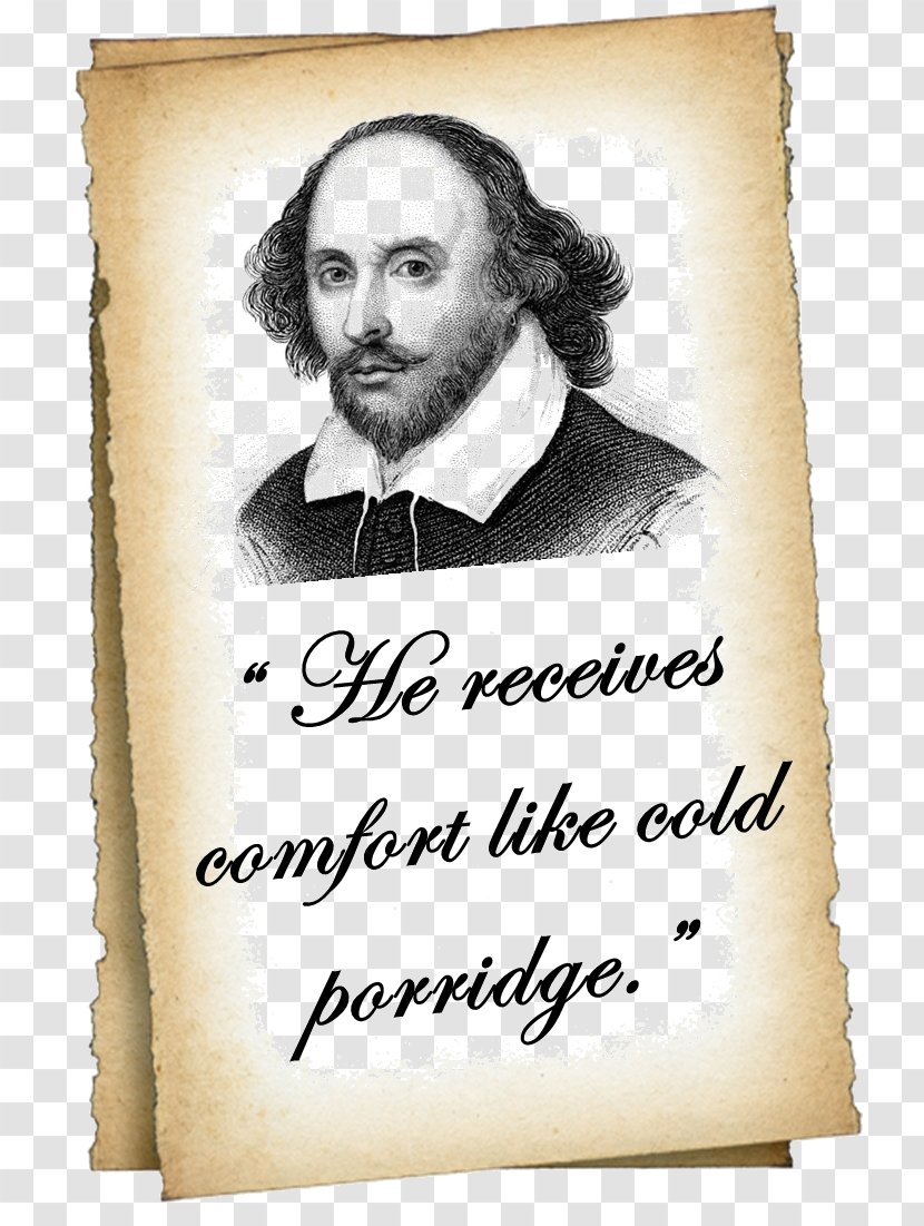 William Shakespeare Poetry Playwright Literature - Facial Hair - Thick Shake Transparent PNG