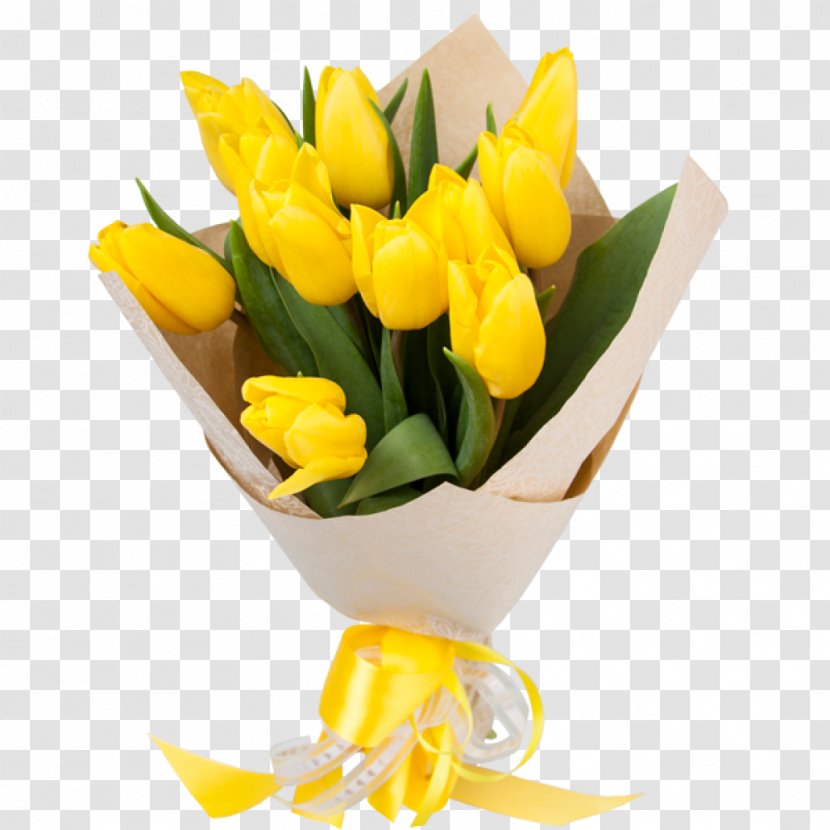 Flower Bouquet Tulip Cut Flowers Floristry - Gift - Material Transparent PNG