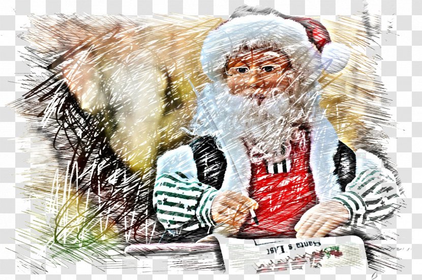 Pxe8re Noxebl Santa Claus Ded Moroz Christmas Gift - Party - Hand-painted Style Transparent PNG