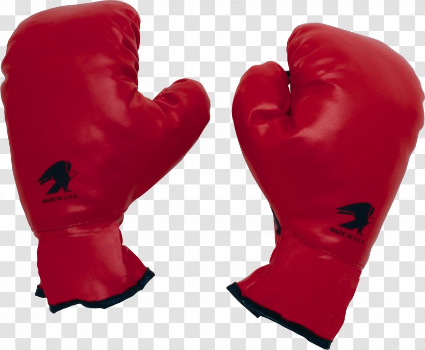 Boxing Glove Punching & Training Bags - Red - Gloves Transparent PNG