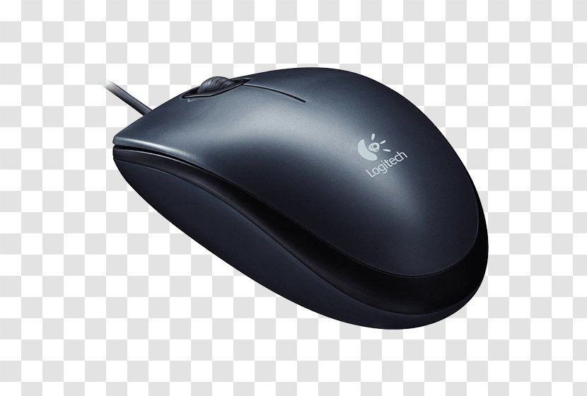 Computer Mouse Apple USB Logitech B100 Optical - Cursor Transparent PNG