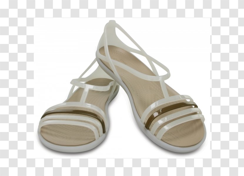 Crocs Isabella Sandal Oyster Footwear Shoe Transparent PNG