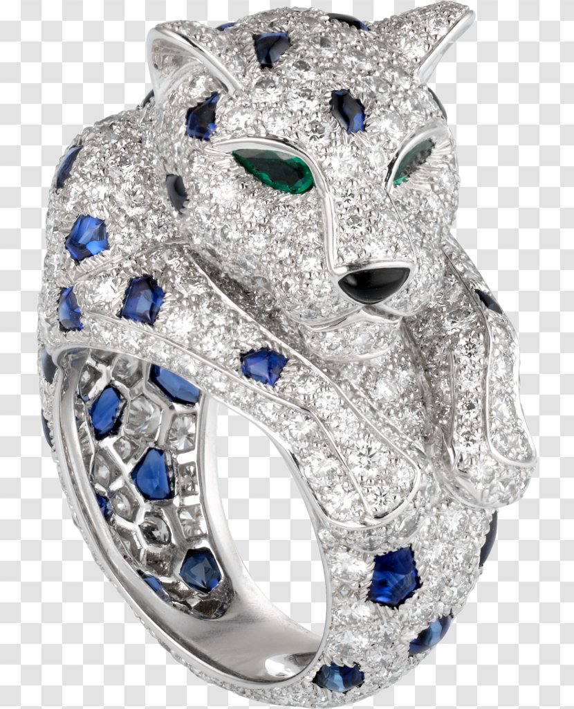 Cartier Engagement Ring Emerald Jewellery - Brilliant Transparent PNG