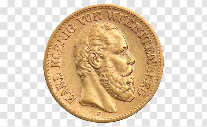Coin Gold Bronze Karlsruhe Medal - Karl Mark Transparent PNG