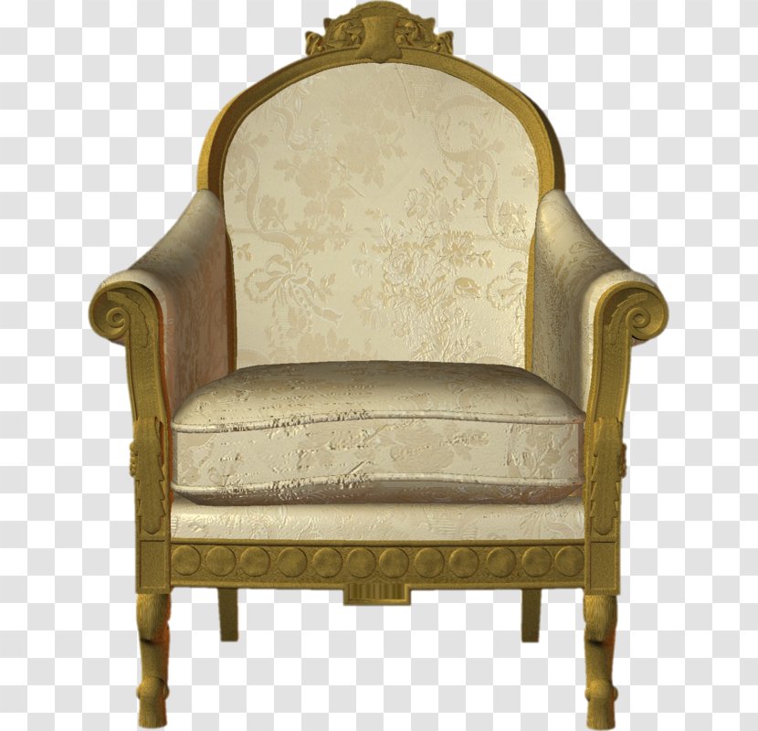 Wing Chair Couch Furniture - Table Transparent PNG